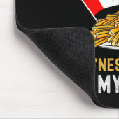 Tapis De Souris Funny Poutine Routine Im In Fitness Canadien Que (Coin)
