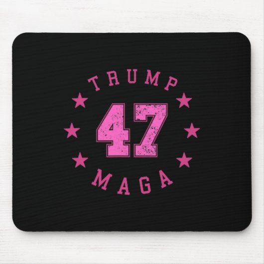 Tapis De Souris Funny Qr 45 47 Trump Inauguration 2025 Code de dan (Devant)