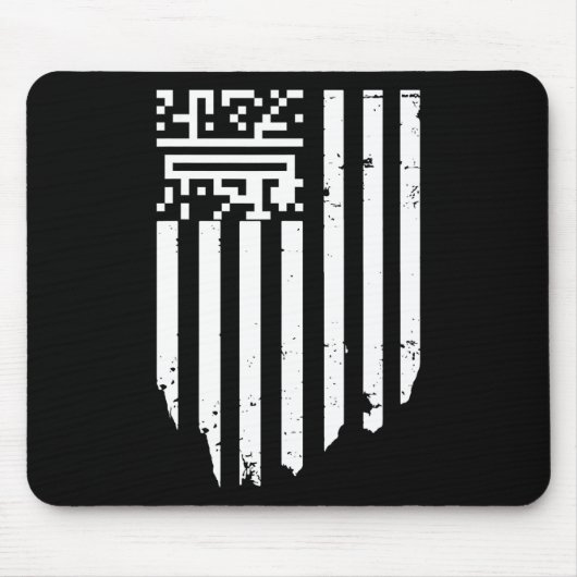 Tapis De Souris Funny Qr President Trump Dance Code (Devant)