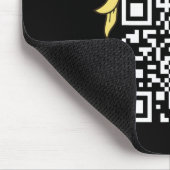 Tapis De Souris Funny Qr Président Trump Dance Code 2 (Coin)