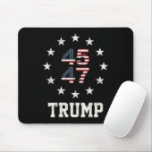 Tapis De Souris Funny Qr President Trump Dance Code 4547 (devant A (Avec souris)