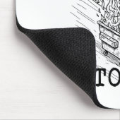 Tapis De Souris Funny Raccoon 2026 Snarky New Year, Rollin' 2025 I (Coin)