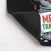 Tapis De Souris Funny Raccoon Christmas Trash Panda Xmas Merry Tra (Coin)