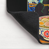 Tapis De Souris Funny Ramen Cat Japanese Noodle Kitten (Coin)