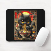 Tapis De Souris Funny Ramen Cat Noodle Lovers Anime Otaku (Avec souris)