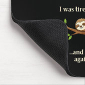 Tapis De Souris Funny Re-tired Definition Sloth  (Coin)