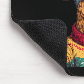 Tapis De Souris Funny Reindeer In Christmas Sweater And Vr Headset (Coin)