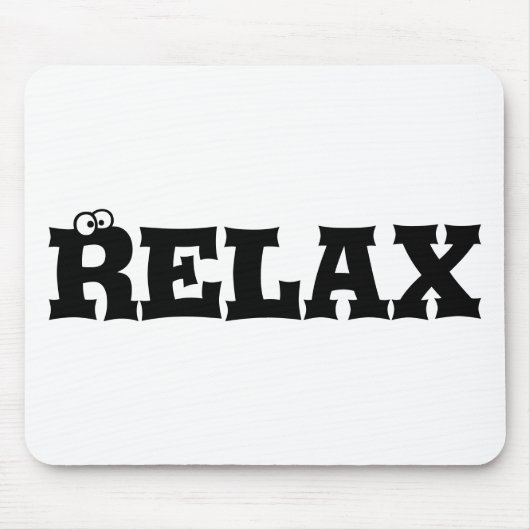 Tapis De Souris "Funny Relax" Mousepad (Devant)