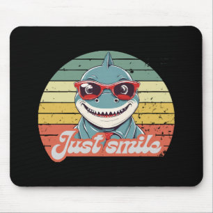Tapis De Souris Funny requin invitation vous sourire