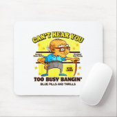 Tapis De Souris Funny Retirement Bold Inappropriate Funny Gag Gift (Avec souris)