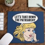 Tapis De Souris Funny Retro féministe Pop Art Anti Patriarchie<br><div class="desc">Supprimons le don du patriarcat. Un design féministe pop art rétro pour une femme forte et pro-choix qui vote pour le leadership féminin dans notre pays. Défendez-vous pour les droits des femmes et l'autonomisation des femmes avec ce dessin humoristique cool qui présente une jolie dirigeante blonde préparant une marche des...</div>