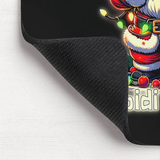 Tapis De Souris Funny Rizz Santa Claus Dabbing Christmas Skibidi R (Coin)