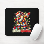 Tapis De Souris Funny Rizz Santa Claus Dabbing Christmas Skibidi R (Avec souris)