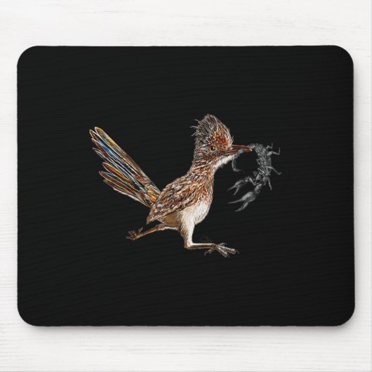 Tapis De Souris Funny Roadrunner Scorpion Road Runner Bird Hunter (Devant)