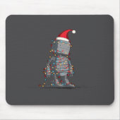 Tapis De Souris Funny Robot Christmas Graphics Lights Lover Long S (Devant)