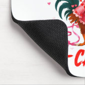 Tapis De Souris Funny Rooster F-caw-f Valentines Day Chicken Fcawf (Coin)