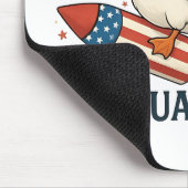 Tapis De Souris Funny Rubber Duck USA Patriotic Firequacker 4e (Coin)