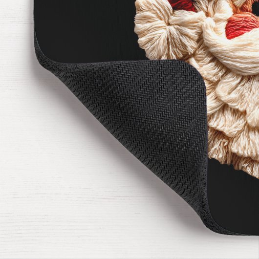 Tapis De Souris Funny Santa Claus Crochet Christmas Xmas Pajamas H (Coin)