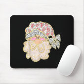 Tapis De Souris Funny Santa Claus Crochet Xmas Pajamas Holiday Chr (Avec souris)