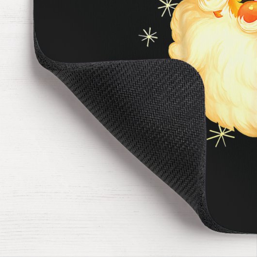 Tapis De Souris Funny Santa Claus Face Christmas Xmas Leopard Sant (Coin)