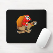 Tapis De Souris Funny Santa Claus Riding Sloth Christmas Boys Men (Avec souris)