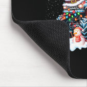 Tapis De Souris Funny Santa Clause Riding Monster Red Truck Xmas T (Coin)