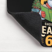 Tapis De Souris Funny Santa lisant 67 Meme Tee Noël Enseignant (Coin)
