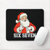 Tapis De Souris Funny Santa Says Six Seven Christmas 67 Meme Xmas (Avec souris)