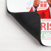 Tapis De Souris Funny Santa Trump Ill Be Home For Christmas (Coin)