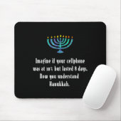 Tapis De Souris Funny Sarcastic Hanukkah Chanukah Cellphone Quote (Avec souris)