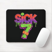 Tapis De Souris Funny Sick Seven 67 Funny Meme Sick Of 7 (Avec souris)