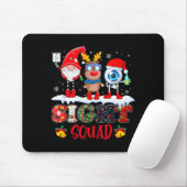 Tapis De Souris Funny Sight Squad Gnome Reindeer Santa Christmas O (Avec souris)