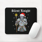 Tapis De Souris Funny Silent Santa Knight Medieval Christmas Warri (Avec souris)