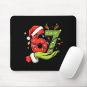 Tapis De Souris Funny Six Seven 67 Meme Santa Christmas Brainrot P (Avec souris)