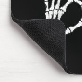 Tapis De Souris Funny Six Seven 6 7 Meme 67 Skeleton Hand Hallowee (Coin)