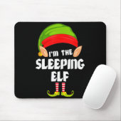 Tapis De Souris Funny Sleeng Elf Matching Family Group Pj Christma (Avec souris)