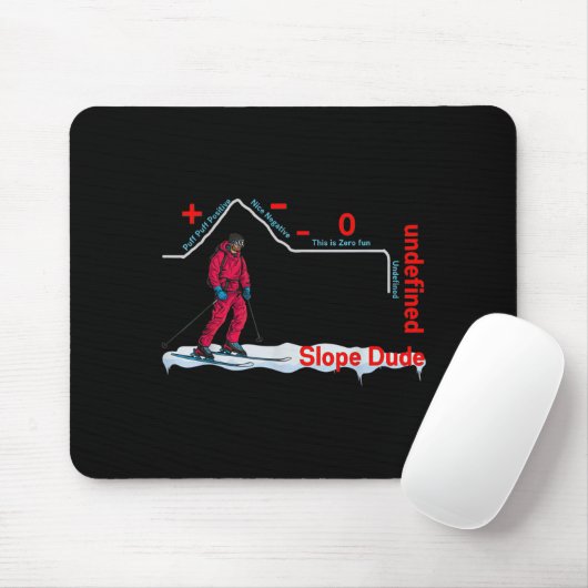 Tapis De Souris Funny Slope Dude Algebra Geometry Middle School Ma (Avec souris)