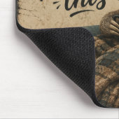 Tapis De Souris Funny Sloth Hold On Let Me Overthink This | Rustic (Coin)