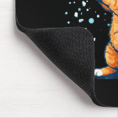 Tapis De Souris Funny Snowball Cat In Winter For Men Women Kids  (Coin)