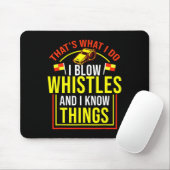 Tapis De Souris Funny Soccer Referee Design, Gift For Ref (Avec souris)