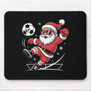 Tapis De Souris Funny Soccer Santa 67 Mème Noël Xmas Pyjama