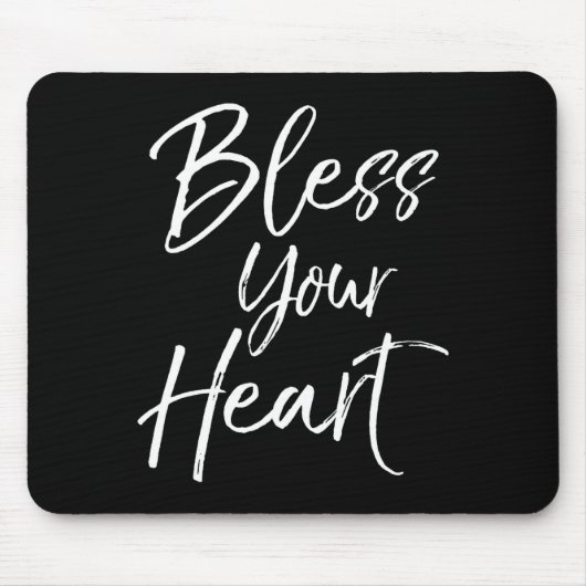 Tapis De Souris Funny Southern Christian Saying Quote Gift Bless Y (Devant)
