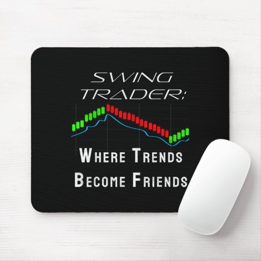 Tapis De Souris Funny Swing Trader Trading Stock Market (Avec souris)