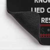 Tapis De Souris Funny Tacky Santa Knows You Lied On Your Resume Ug (Coin)