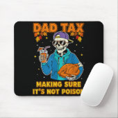Tapis De Souris Funny Thanksgiving Dad Tax Skeleton Turkey Day Foo (Avec souris)