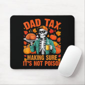 Tapis De Souris Funny Thanksgiving Dad Tax Skeleton Turkey Day Foo (Avec souris)