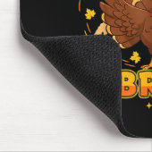 Tapis De Souris Funny Thanksgiving Turkey Gobble Gobble Bruh Boys (Coin)