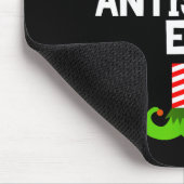 Tapis De Souris Funny The Antisocial Elf Christmas Family Pajama A (Coin)