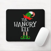 Tapis De Souris Funny The Hangry Elf Matching Family Group Gift Ch (Avec souris)