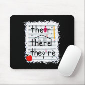Tapis De Souris Funny Their There They Are Book English Grammar Te (Avec souris)